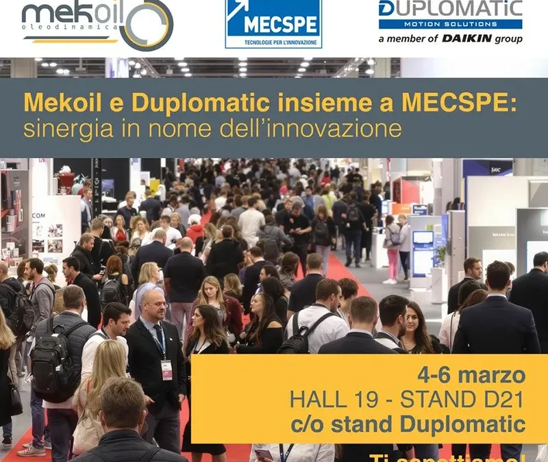 Mekoil al MECSPE di Bologna