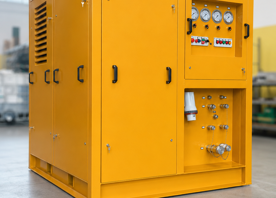 POWERPACK ELETTRICO OLEODINAMICO RADIOCOMANDATO PER TRIVELLA E CILINDRI SPINTORI